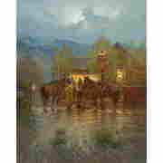 High Mountain Merchantile by G Harvey - Limited Edition Giclee on Canvas (1 of 2)