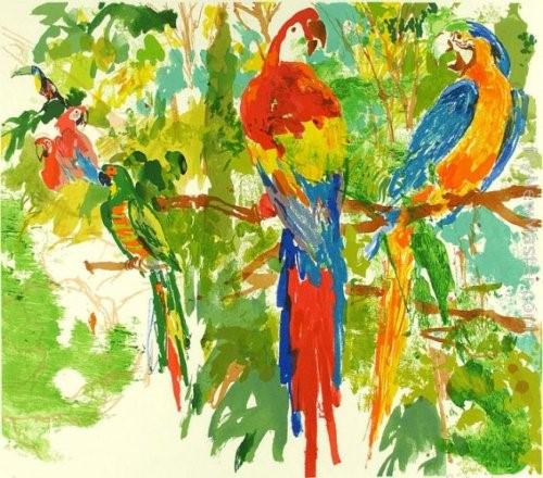 LeRoy Neiman - Birds of Paradise - Limited Edition (1 of 1)