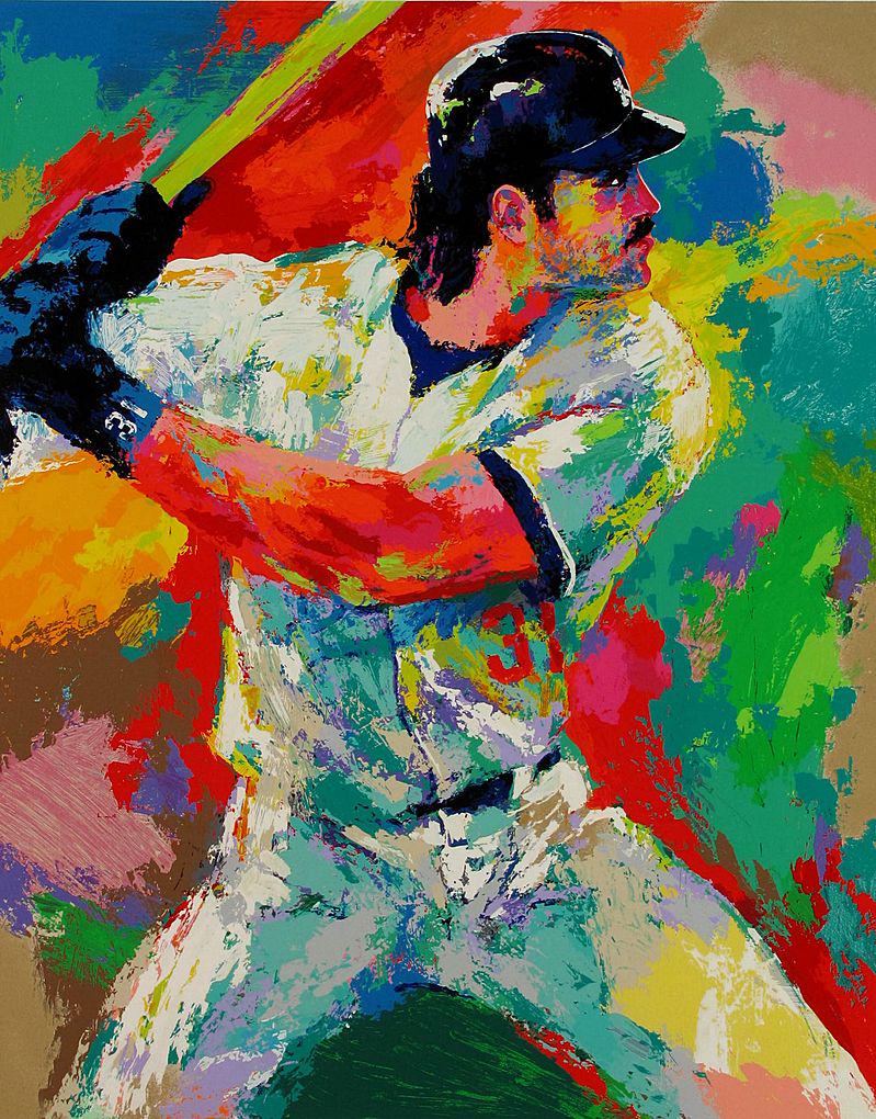 Mike Piazza by LeRoy Neiman (1 of 1)