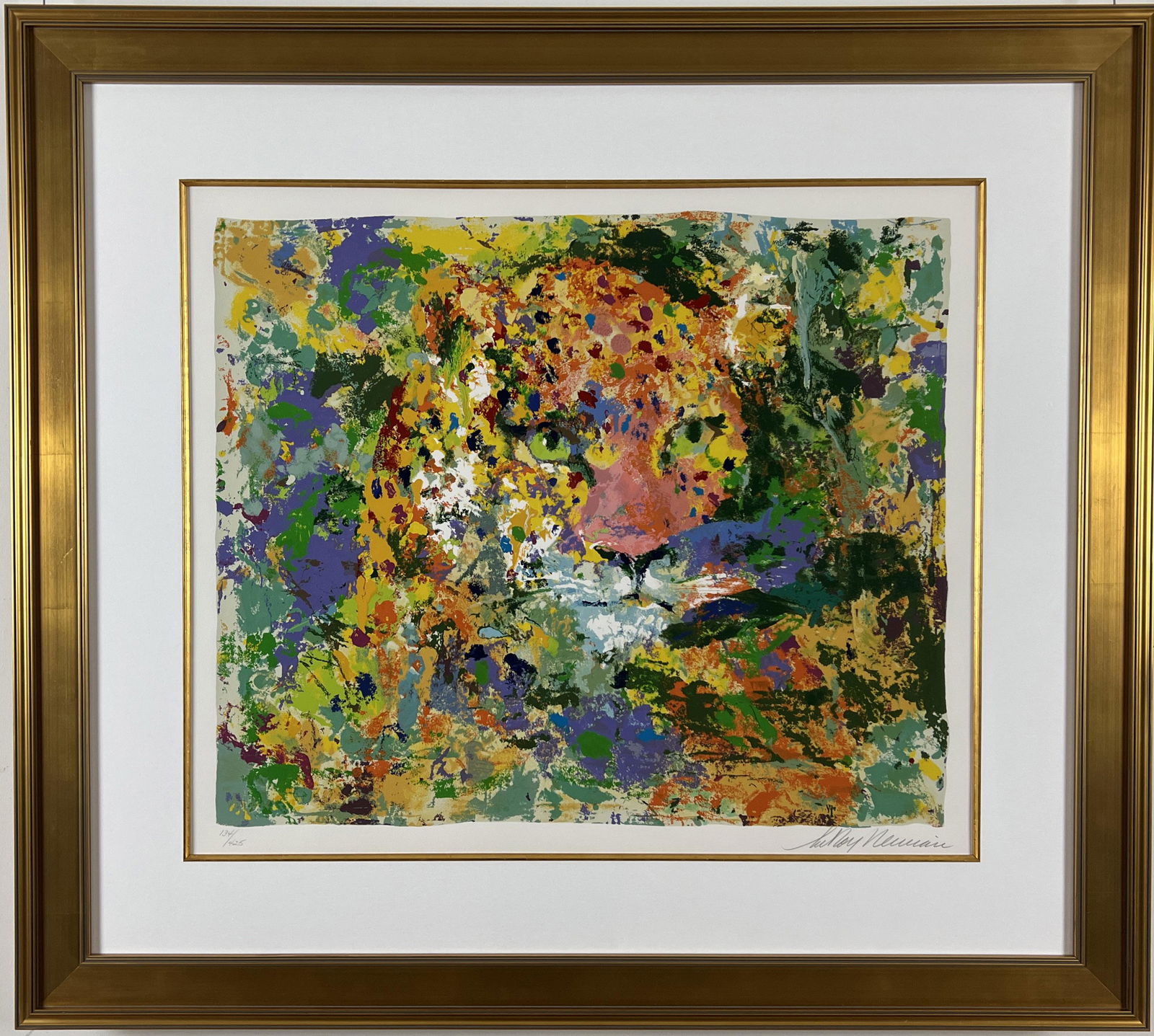 LeRoy Neiman - Framed, Portrait of the Leopard (1 of 3)