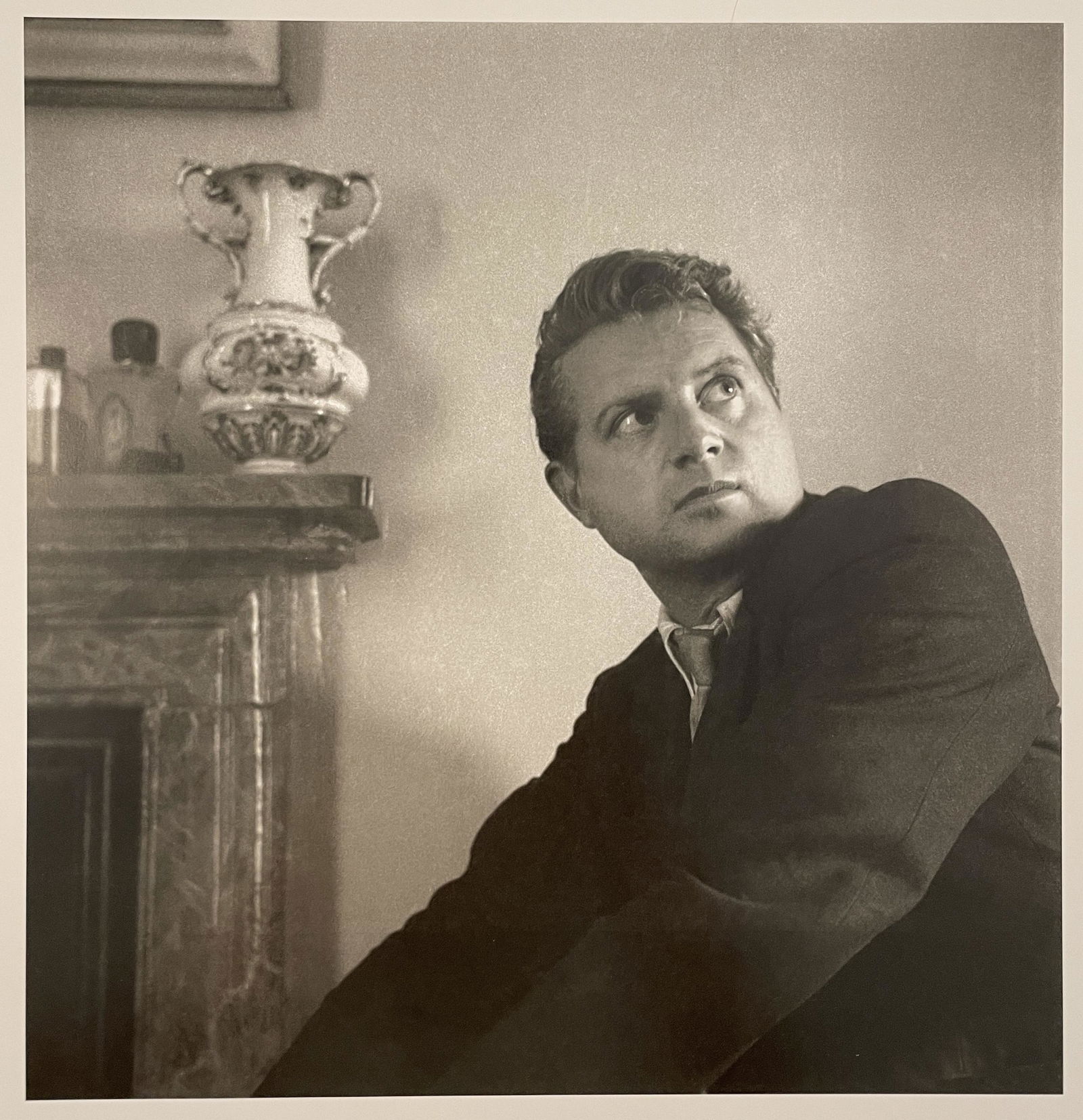 Cecil Beaton - Francis Bacon, 1951: CECIL BEATON (1904-1980) Francis Bacon, Reddish, 1951 Print in Colors 10 1/4" x 10 1/2" Mounted to Archival Quality Paper. Printed circa 1980’s Verso is blank