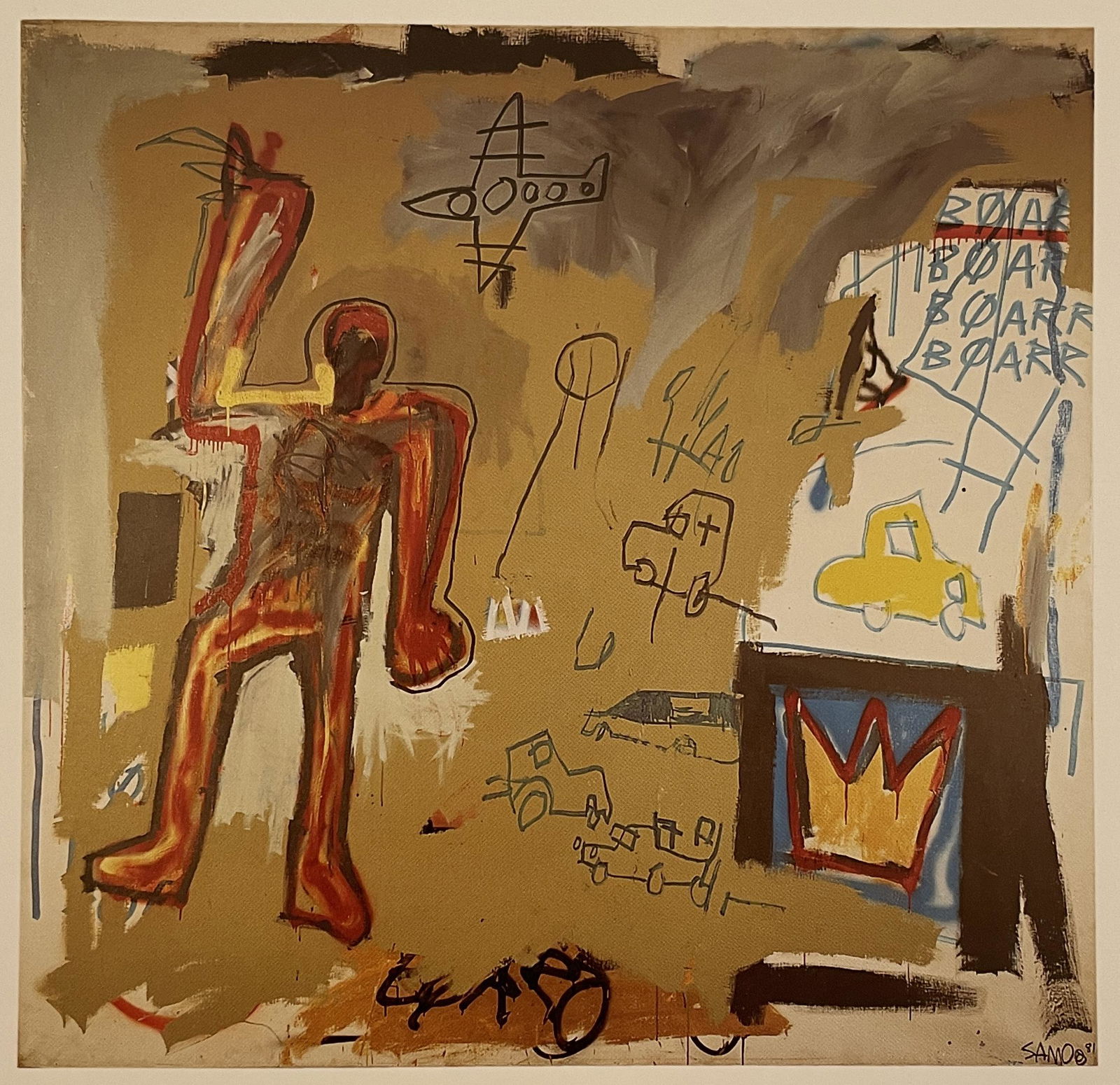 Jean Michel Basquiat - Untitled, 1981 (1 of 2)