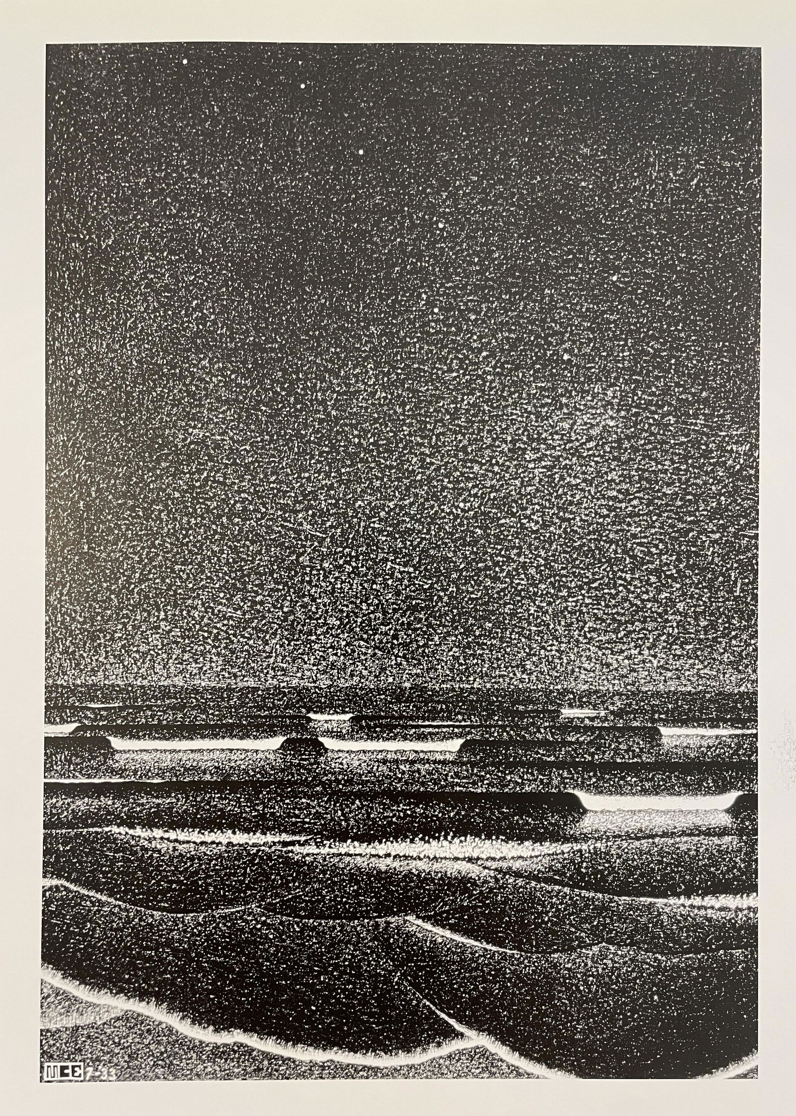 MC Escher - Flourescent Sea (1 of 2)