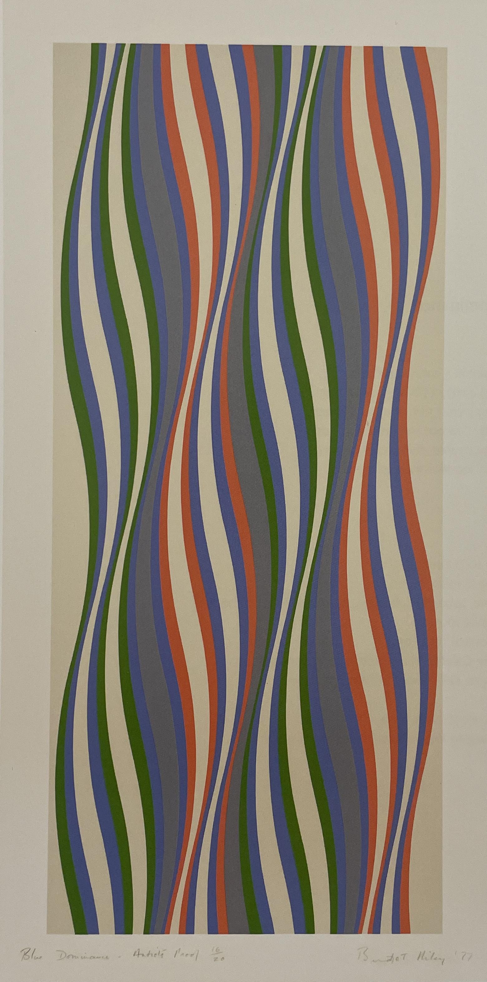 Bridget Riley - Blue Dominance, 1977 (1 of 3)