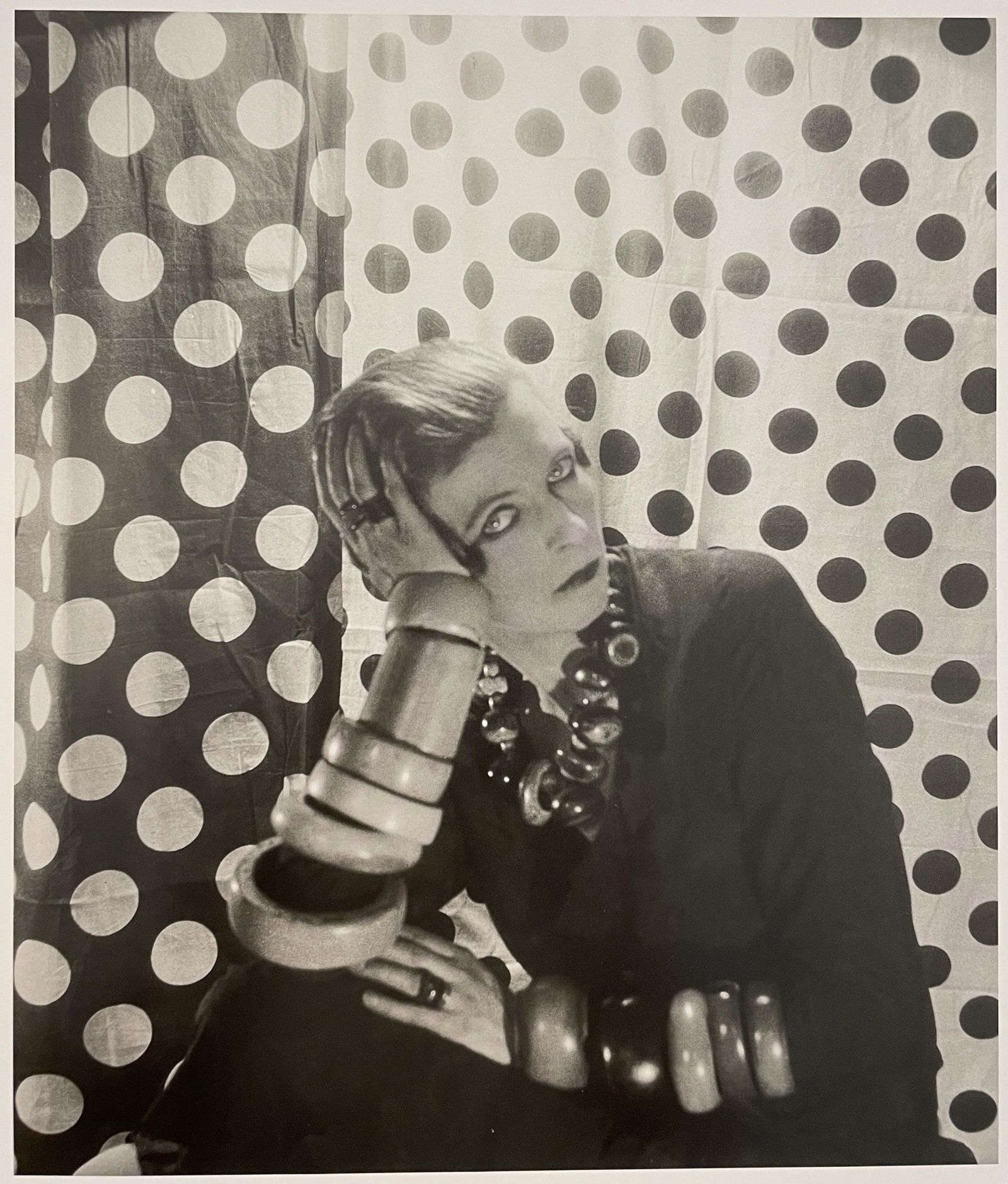 Cecil Beaton - Nancy Cunard, 1929: CECIL BEATON (1904-1980) Nancy Cunard, 1929 Print in Colors 9" x 10 5/8" Mounted to Archival Quality Paper. Verso is blank