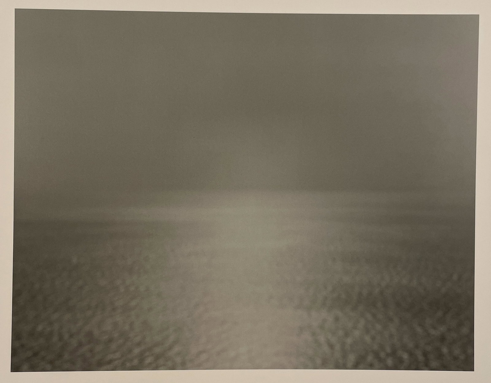 Hiroshi Sugimoto - Bay of Sagami, 1997: HIROSHI SUGIMOTO (B. 1948) Bay of Sagami, Atami, 1997 Print in Colors 8 1/2" x 6 1/2" Mounted to Archival Quality Paper. Printed circa 2010’s. Verso is blank
