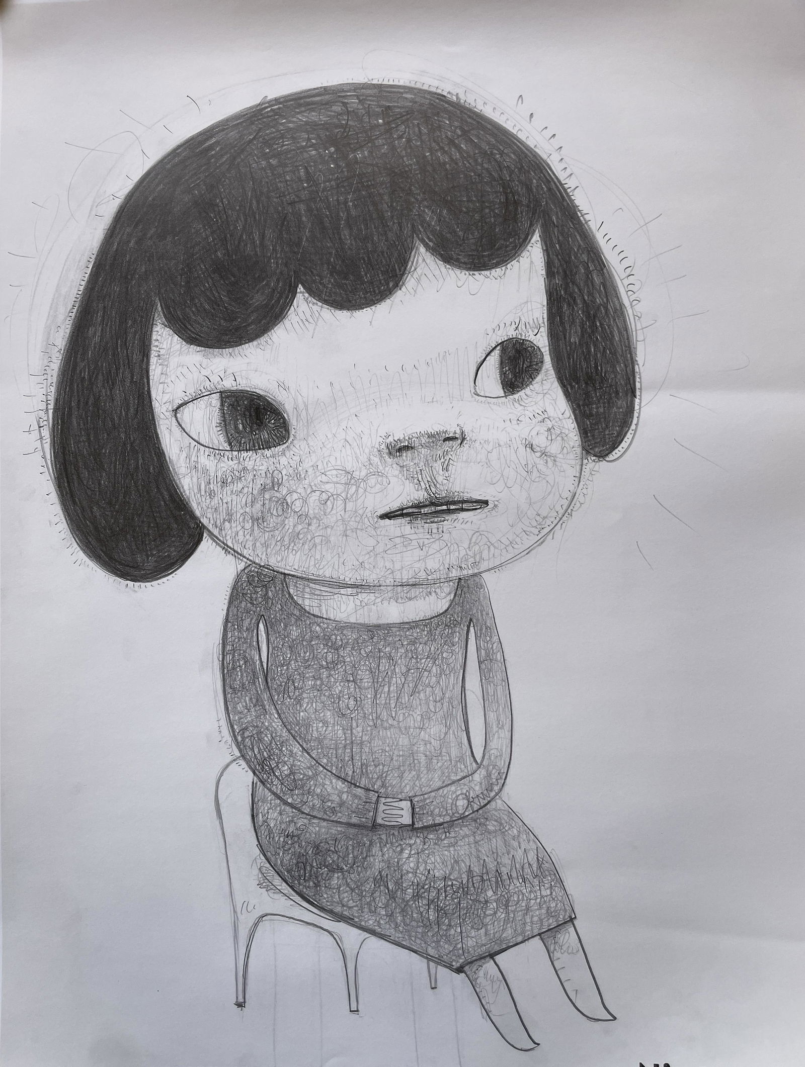 Yoshitomo Nara "Young Mother, 2011" Offset Lithograph (1 of 8)