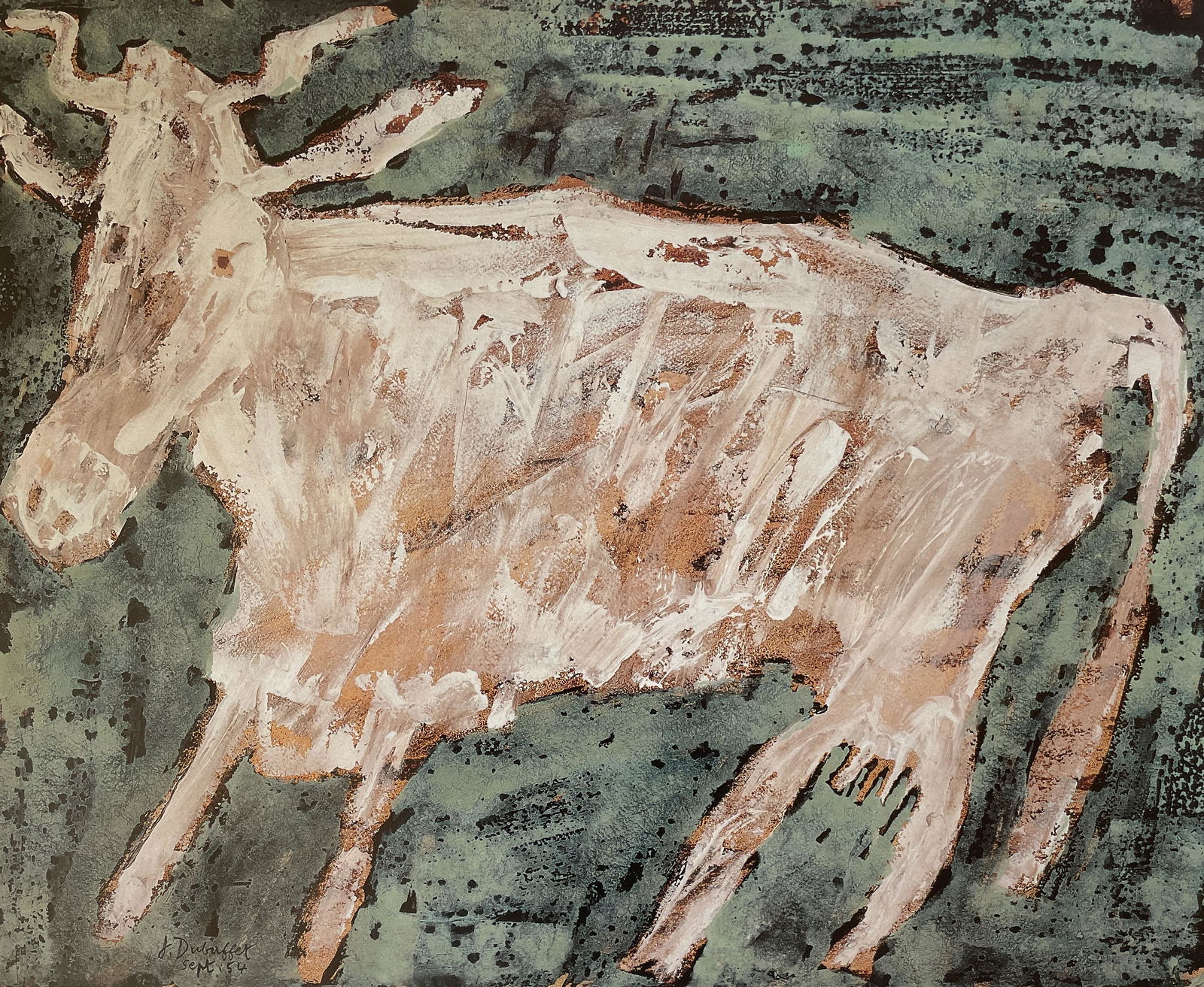 Jean Dubuffet "Untitled" Offst Lithograph (1 of 9)