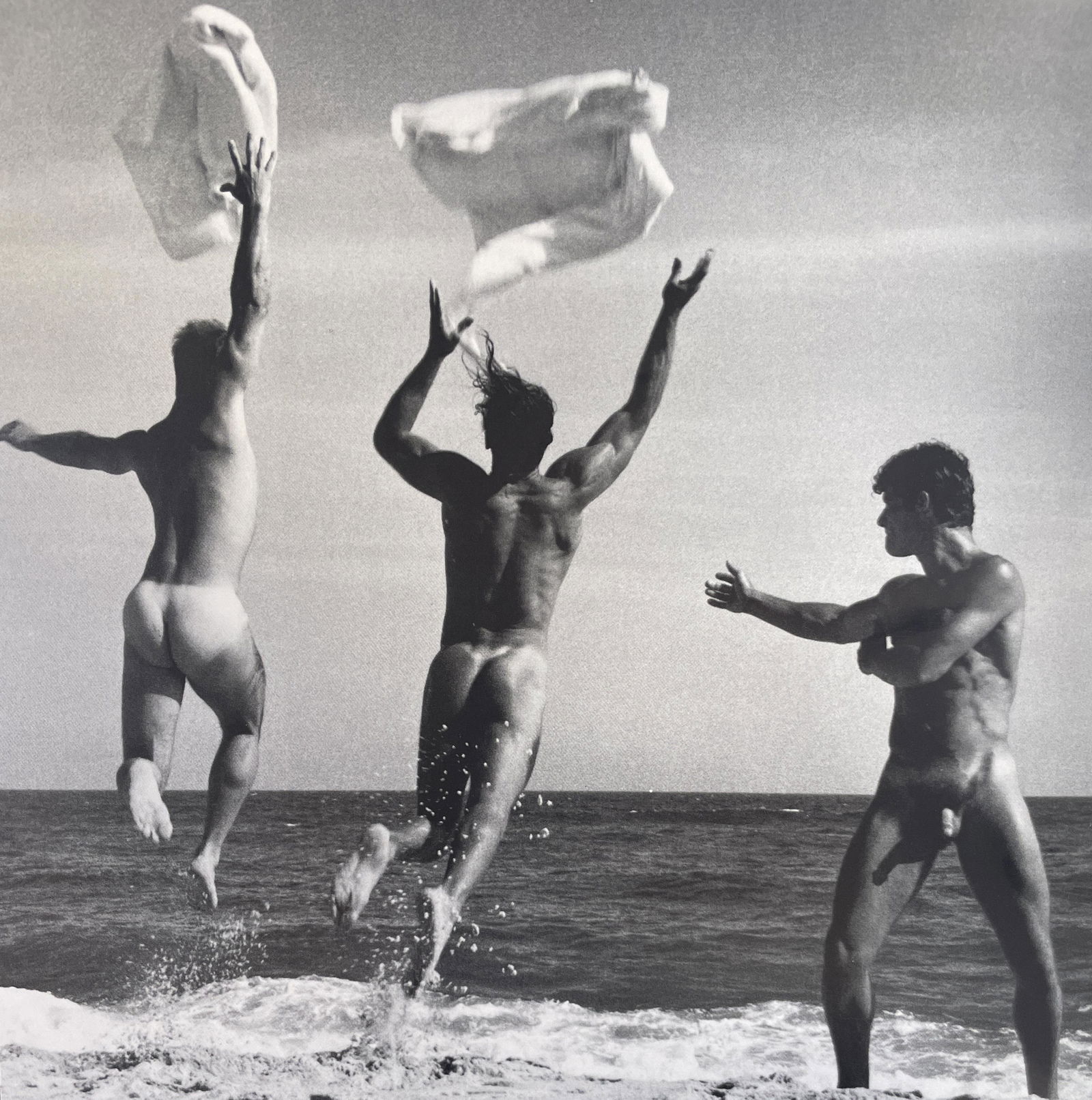 Tom Bianchi â€œMale Nude Beachâ€ Print: Tom Bianchi â€œMale Nude Beachâ€ Print Measures (approx): 8.5 x 8.5. Mounted to archival quality paper. Verso is blank. Printed circa 1990â€™s.