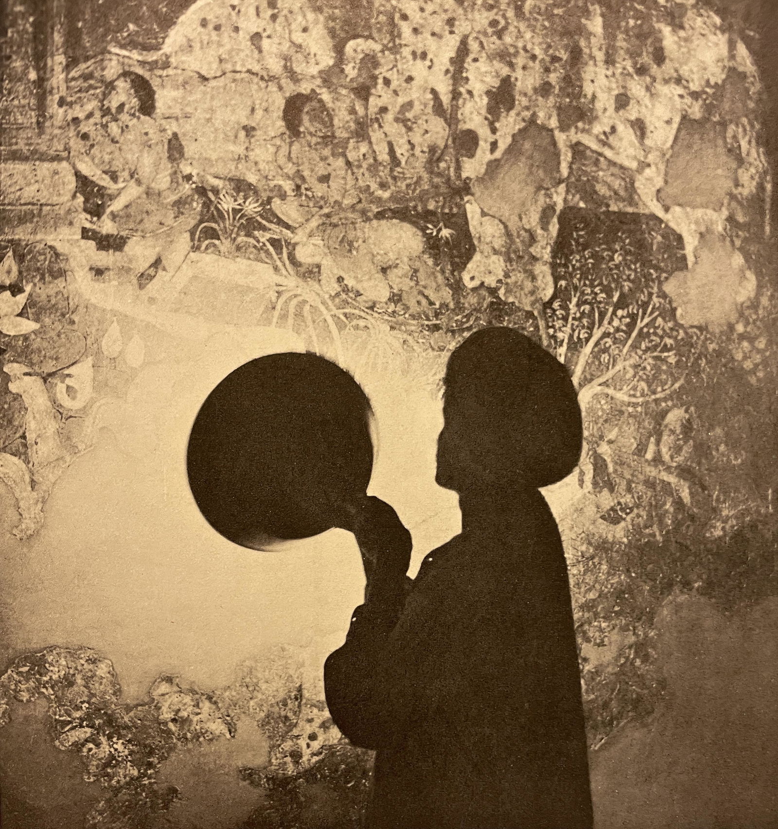 Cecil Beaton â€œAjanta Caves, Hyberabadâ€ Print: Cecil Beaton â€œAjanta Caves, Hyberabadâ€ Print. Measures (approx): 6.75 x 6.25. Mounted to archival quality paper. Verso is blank. Printed circa 1950â€T