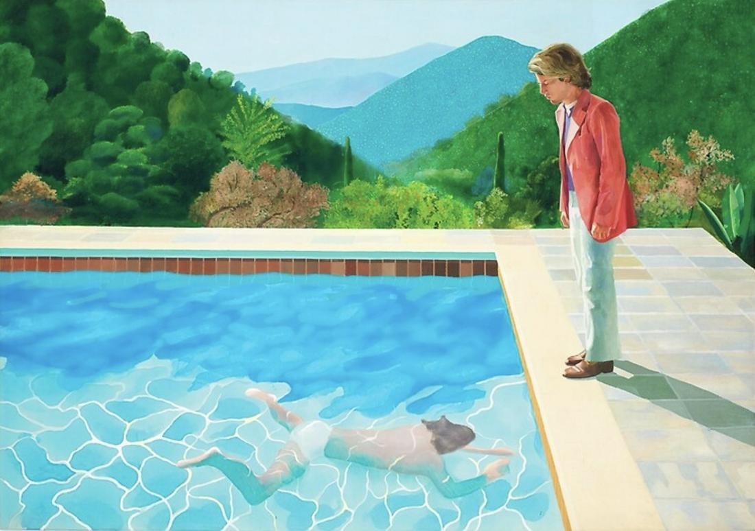 David Hockney "Portrait of an Artist, 1972" Offset Lithograph (1 of 1)