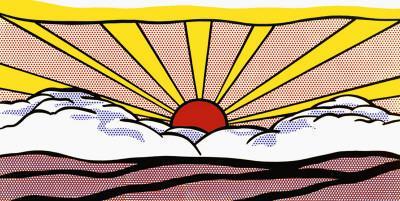 Roy Lichtenstein "Sunrise, 1965" Offset Lithograph (1 of 1)