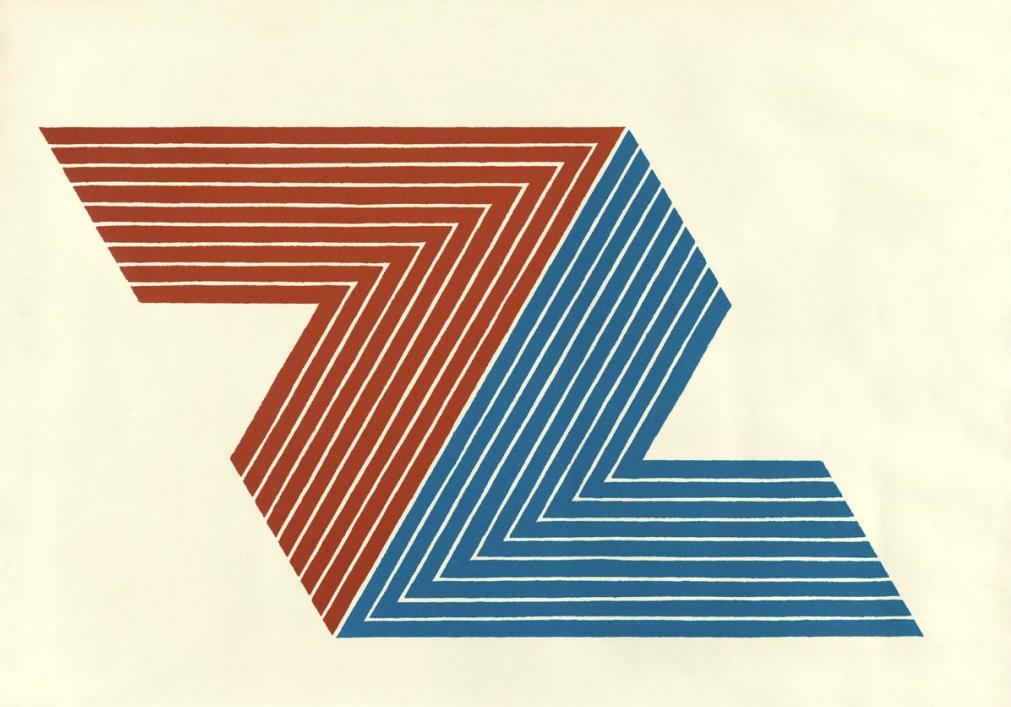 Frank Stella "Itata, 1968" Offset Lithograph (1 of 1)