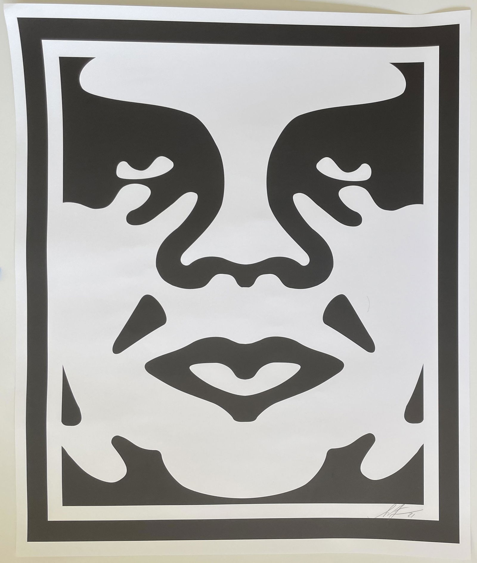 Shepard Fairey Signed "Obey" Offset Lithograph (1 of 7)
