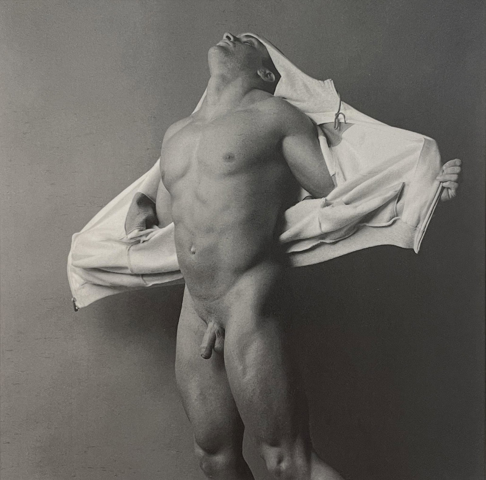 Stanley Stellar, Male Nude, 1990: Stanley Stellar Male Nude, Revelation, 1990 Print in Colors 4 1/2" x 5" Mounted to Archival Quality Paper. Verso is blank