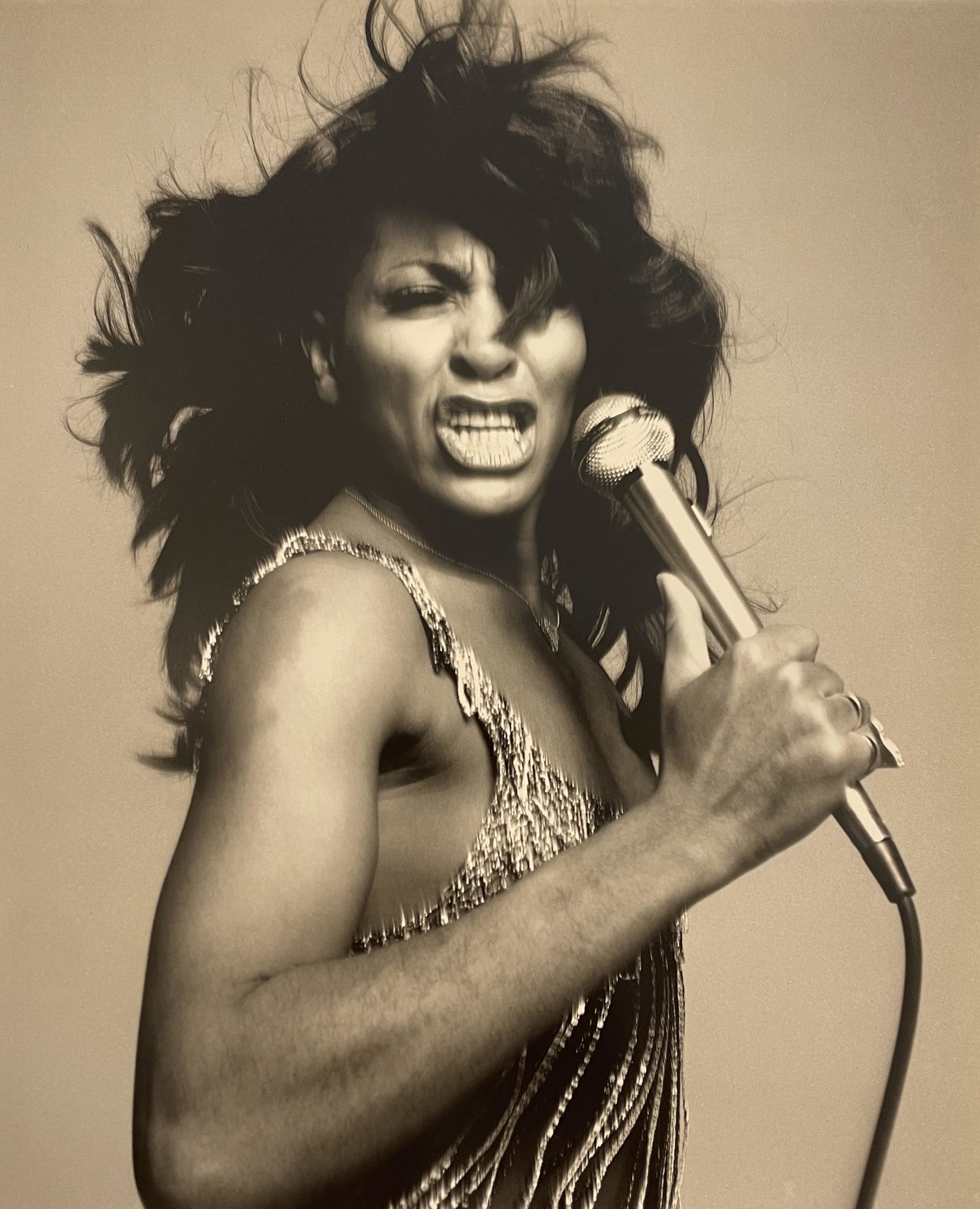 Richard Avedon - Tina Turner: RICHARD AVEDON (1923-2004) Tina Turner, Singer, New York City Print in Colors 9 1/2" x 12" Mounted to Archival Quality Paper. Verso is blank