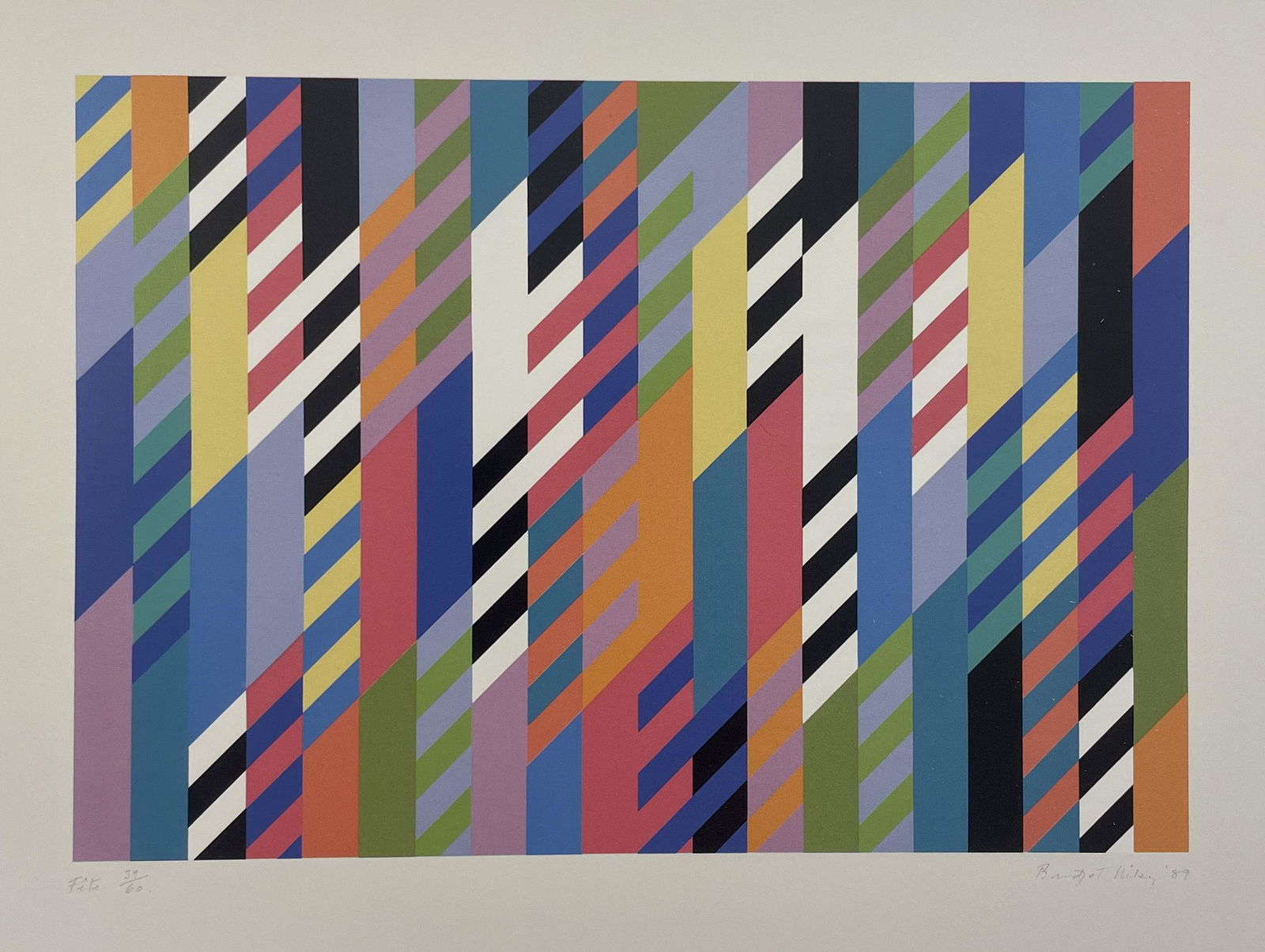 Bridget Riley - Fete, 1989 (1 of 3)