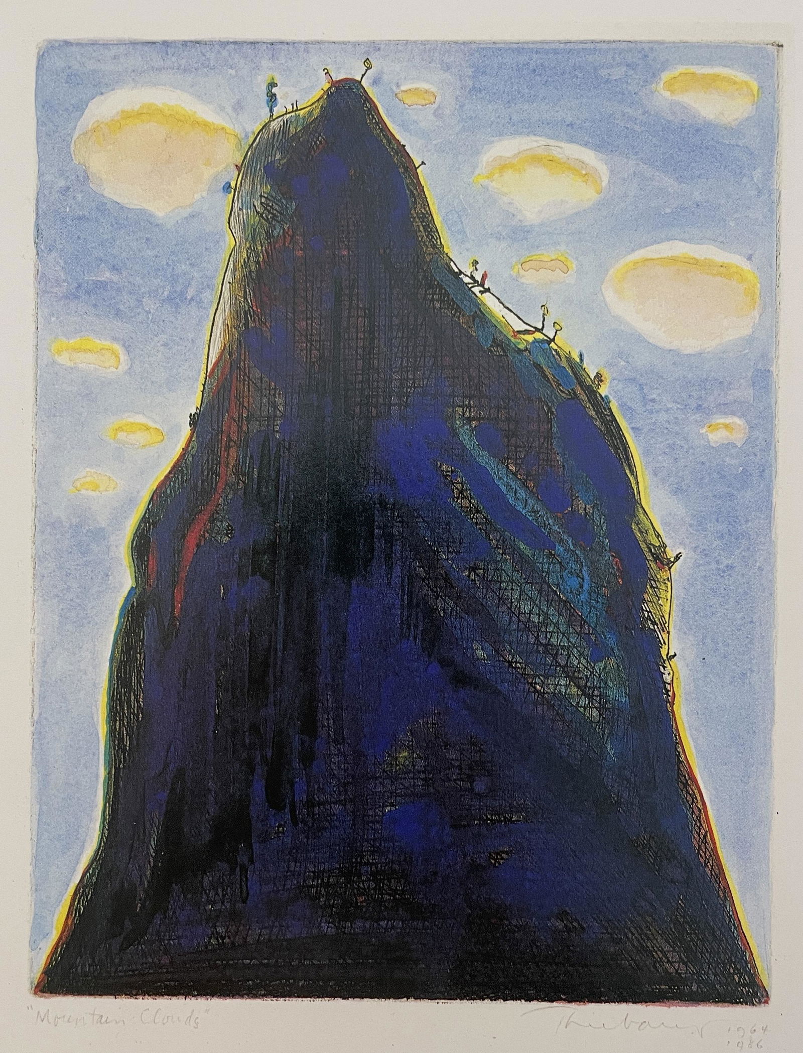 Wayne Thiebaud - Mountain Clouds, 1986 (1 of 1)