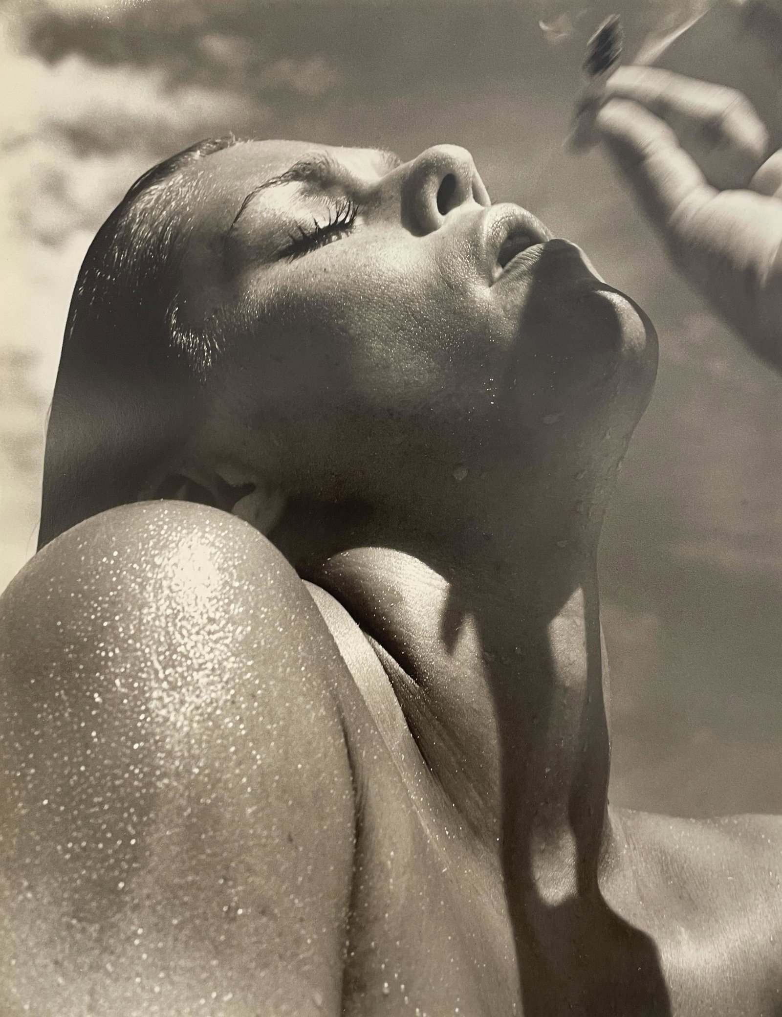 Richard Avedon - Lauren Hutton, Bahamas: RICHARD AVEDON (1923-2004) Lauren Hutton, model, Great Exhuma, Bahamas Print in Colors 9 1/2" x 12" Mounted to Archival Quality Paper. Verso is blank