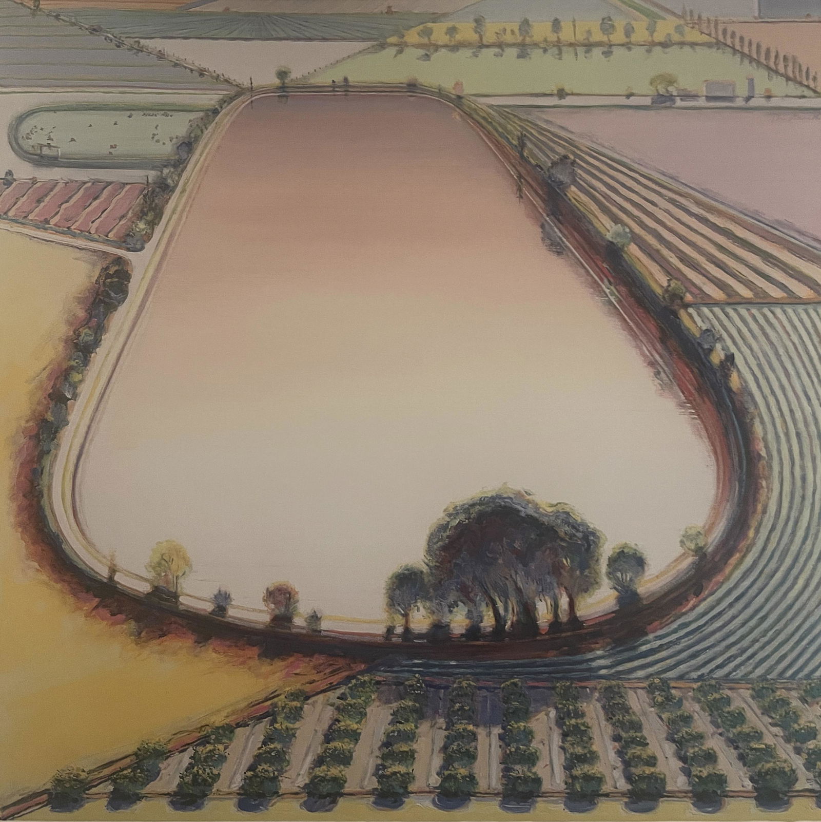 Wayne Thiebaud "Five Rows of Glasses" Print (1 of 5)