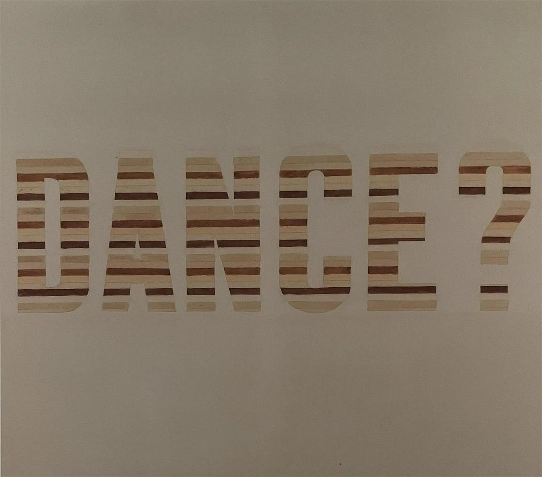 Ed Ruscha "Dance, 1973" Offset Lithograph: Ed Ruscha "Dance, 1973" Offset Lithograph Measures 17 x 18.5. Verso is blank.