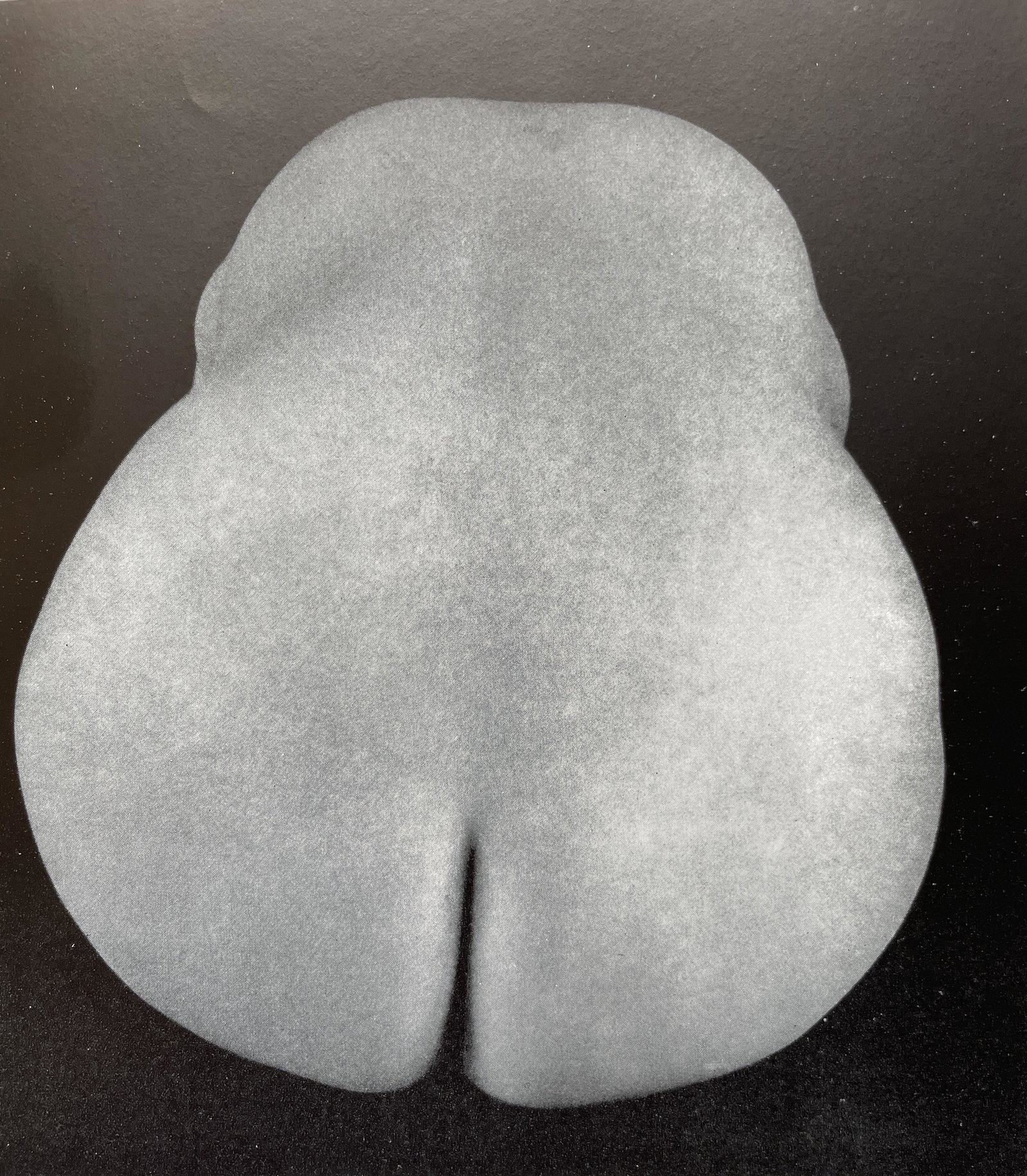 Edward Weston "Nude, Mexico, 1925" Print: Edward Weston "Nude, Mexico, 1925" Print. 6.25 x 5.75. Mounted to Archival Quality Paper. Printed circa 1940â€™s. Verso is blank