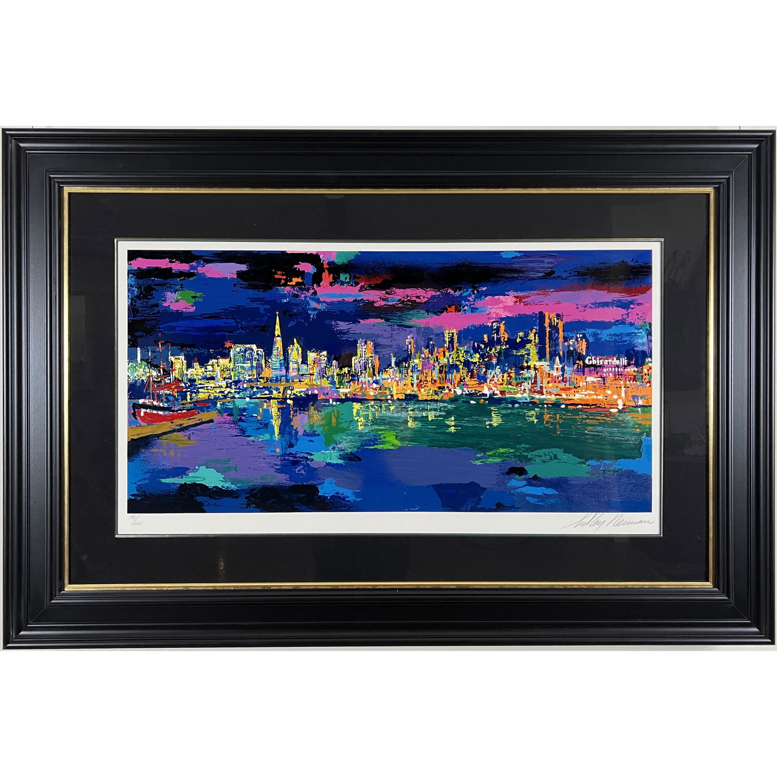LeRoy Neiman - "City by the Bay"  by LeRoy Neiman. Magnficiently framed Limited Edition Serigraph on (1 of 3)