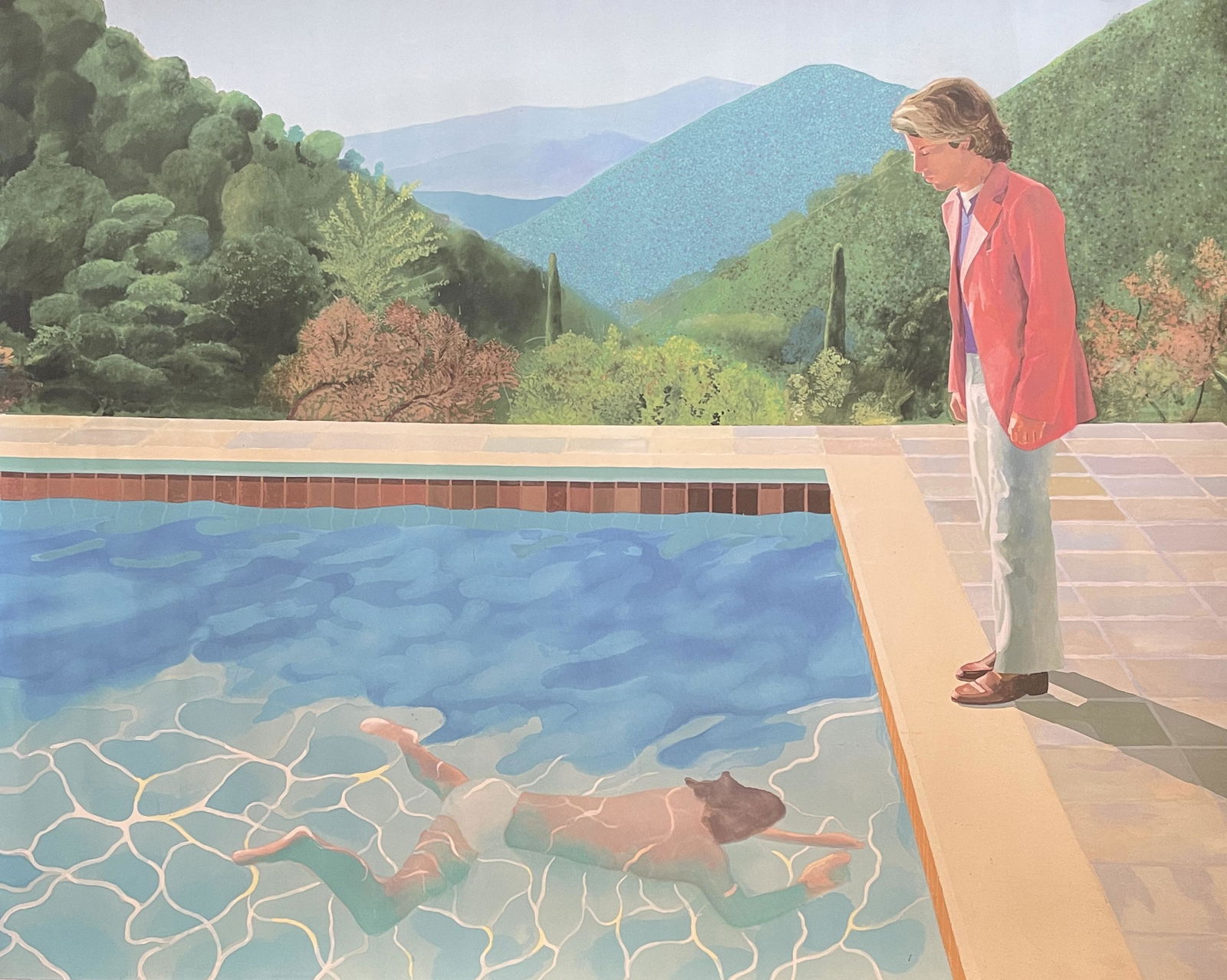 David Hockney "Portrait of an Artist, 1972" Offset Lithograph. (1 of 12)