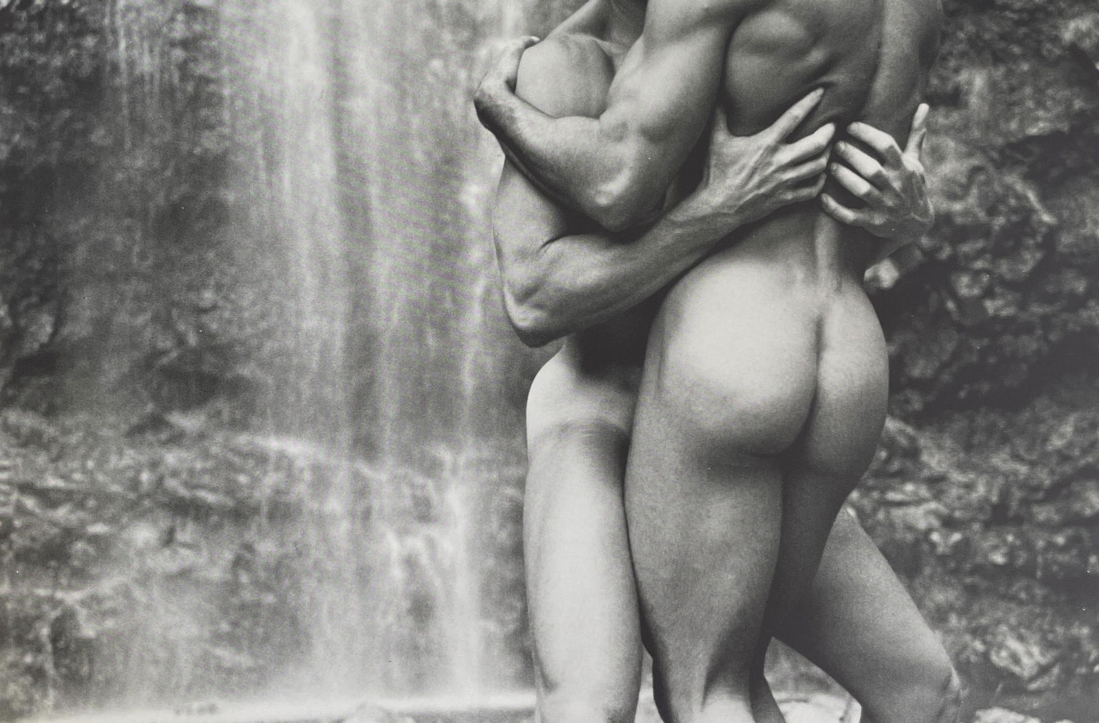 Tom Bianchi "Male Nude" Print: Tom Bianchi "Male Nude" Print. 6.25 x 9.15. Mounted to Archival Quality Paper. Verso is blank. Printed circa 1990's.