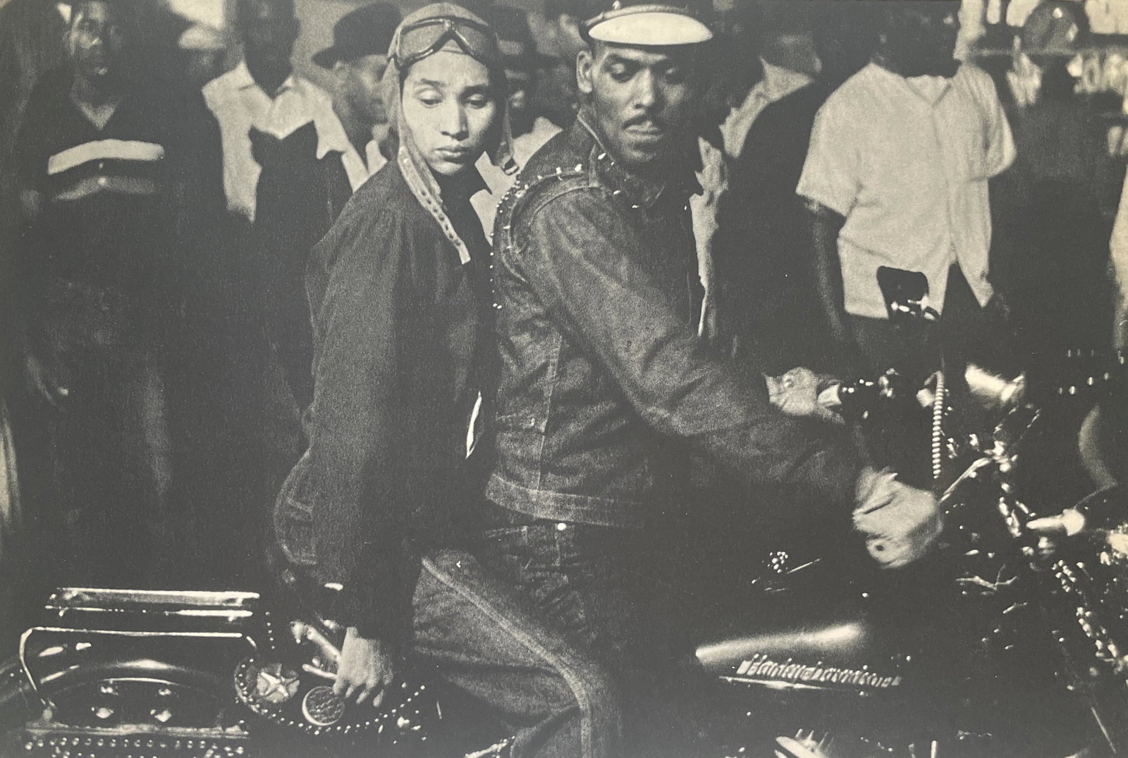 Robert Frank "Indianapolis" Print: Robert Frank "Indianapolis" Print. Measures 5.25 x 7.75. Mounted to Archival Quality Paper. Verso is blank. Printed circa 1950's.