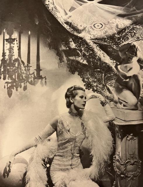 Cecil Beaton "Princess Natalie Paley, 1951" Print: Cecil Beaton "Princess Natalie Paley, 1951" Print. Measures 7.52 x 6.25. Mounted to Archival Quality Paper. Verso is blank. Printed circa 1950's.