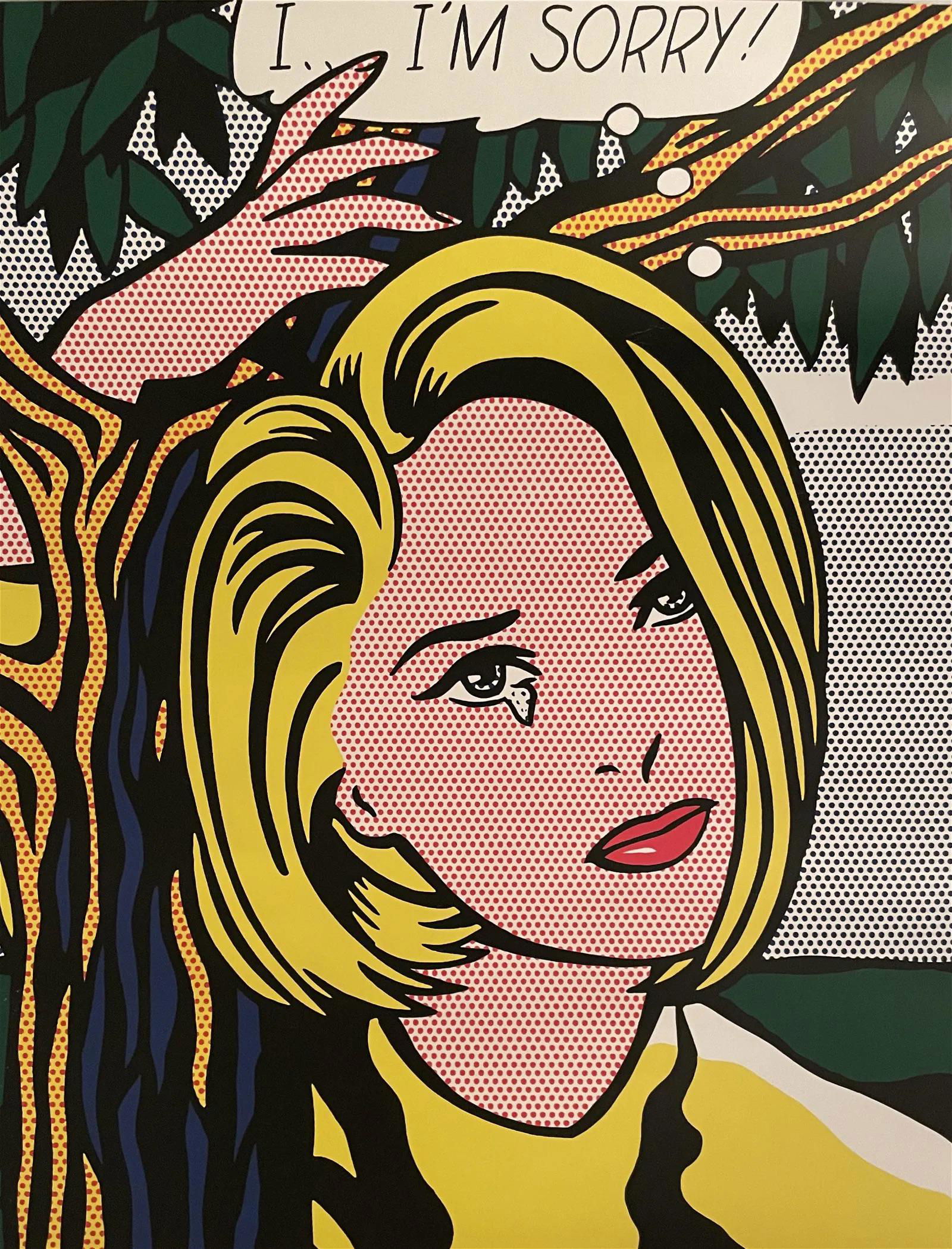 Roy Lichtenstein "I...Im Sorry" Offset Lithograph (1 of 6)