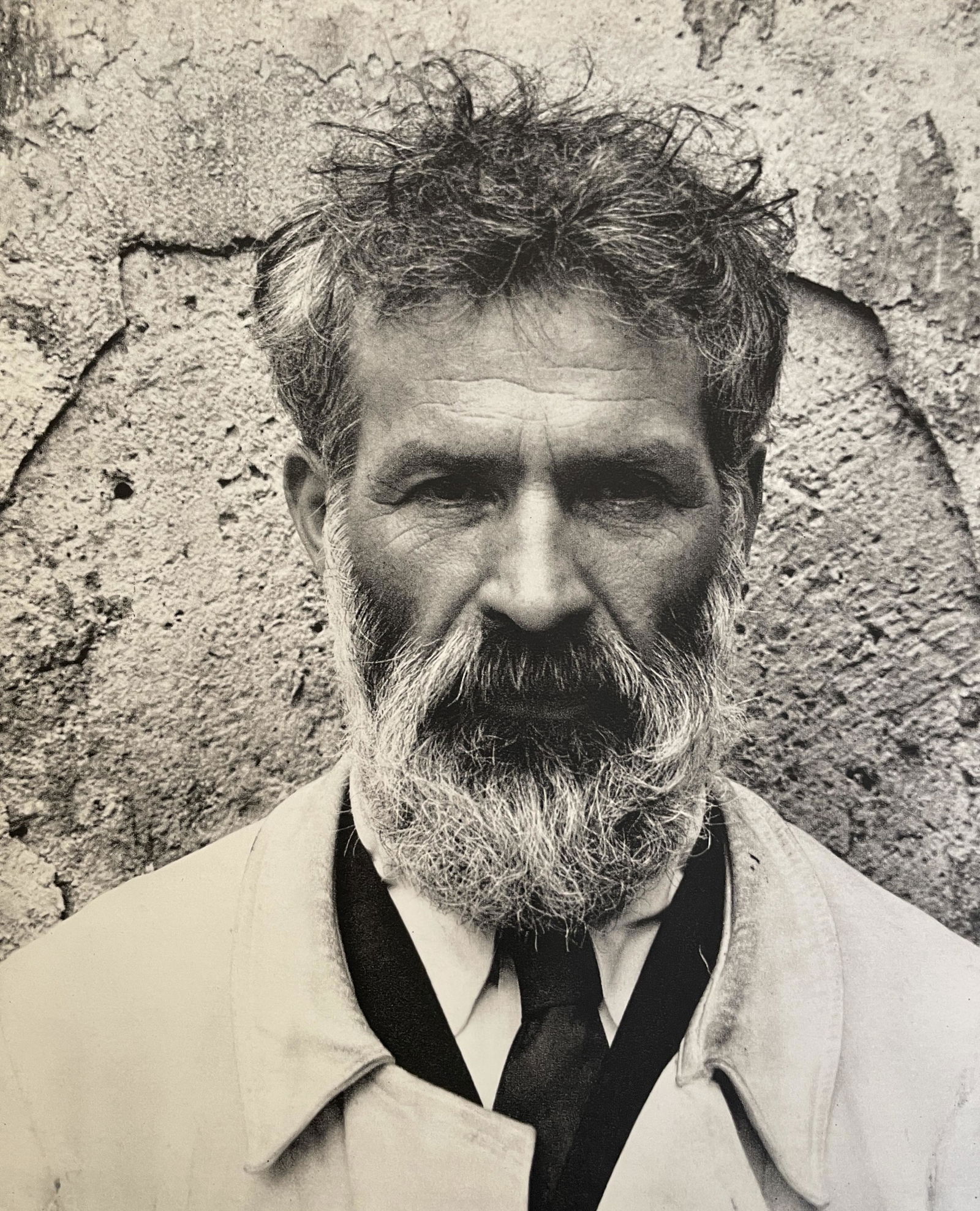 Edward Steichen "Brancusi, Voulangis, France, 1922" Print: Edward Steichen "Brancusi, Voulangis, France, 1922" Print. 7.8 x 6.1. Mounted to Archival Quality Paper. Verso is blank. Printed circa 1960's.