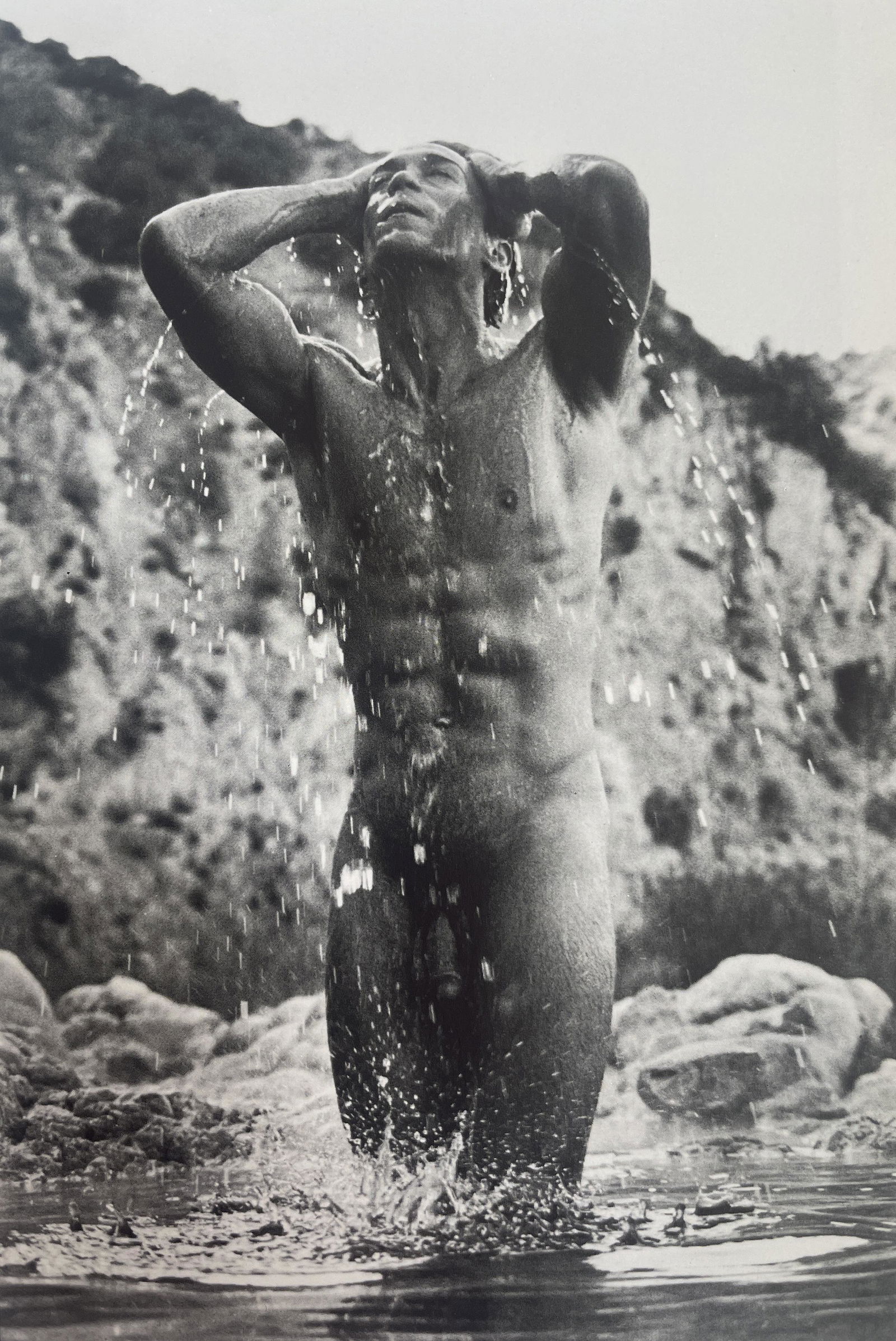 Tom Bianchi "Male Nude" Print: Tom Bianchi is an American photographer and artist, born on November 2, 1945, in the United States. He is known for his photographic work depicting the male form, particularly during the AIDS crisis o