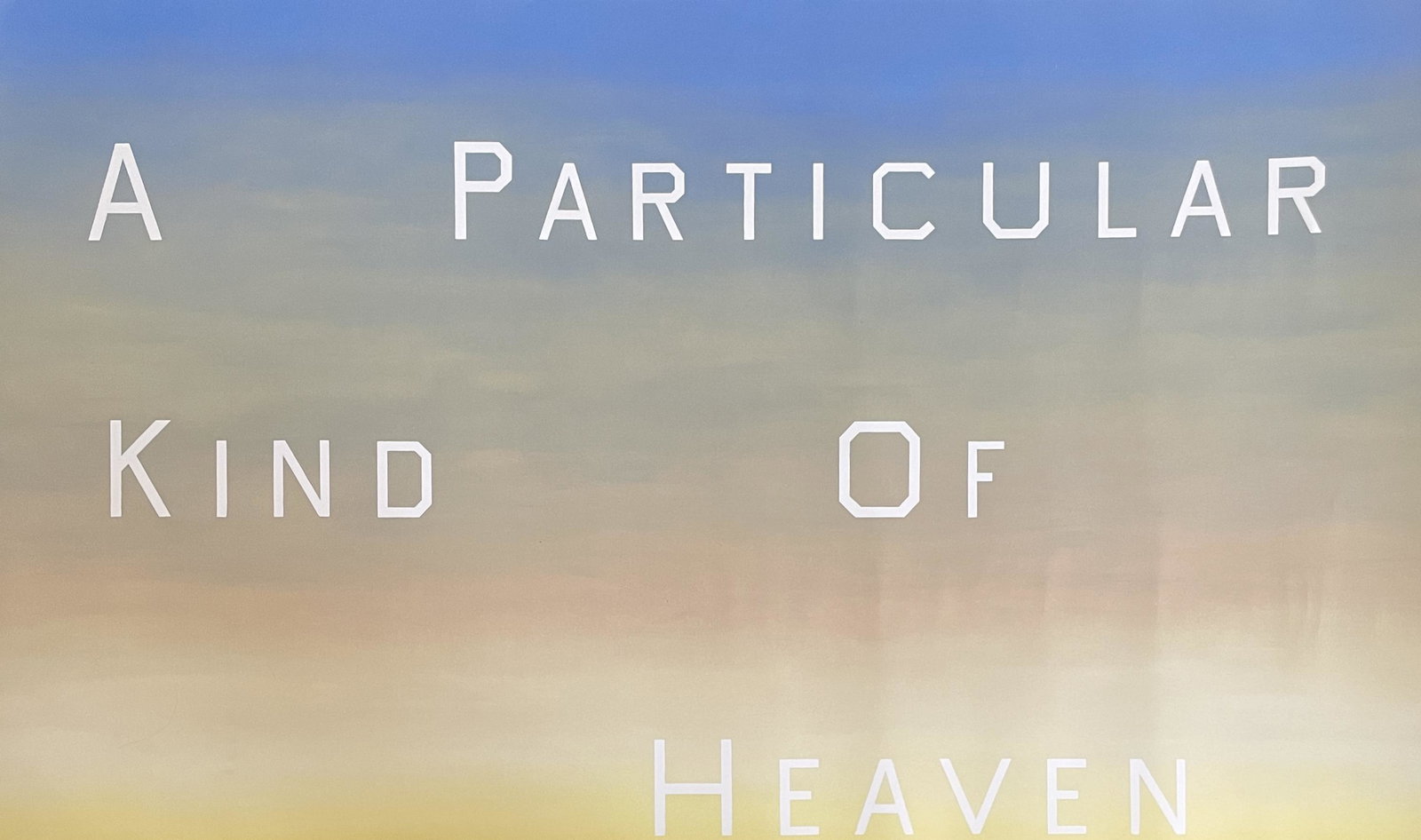 Ed Ruscha "A Particular Kind of Heaven" Offset Lithograph (1 of 8)