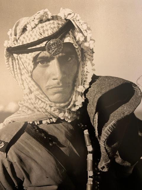Cecil Beaton "Arab legionnaire, 1942". Print: Cecil Beaton (1904-1980) was a British photographer, designer, and artist. He is best known for his fashion and portrait photography, which captured the elegance and glamour of high society in the 20t