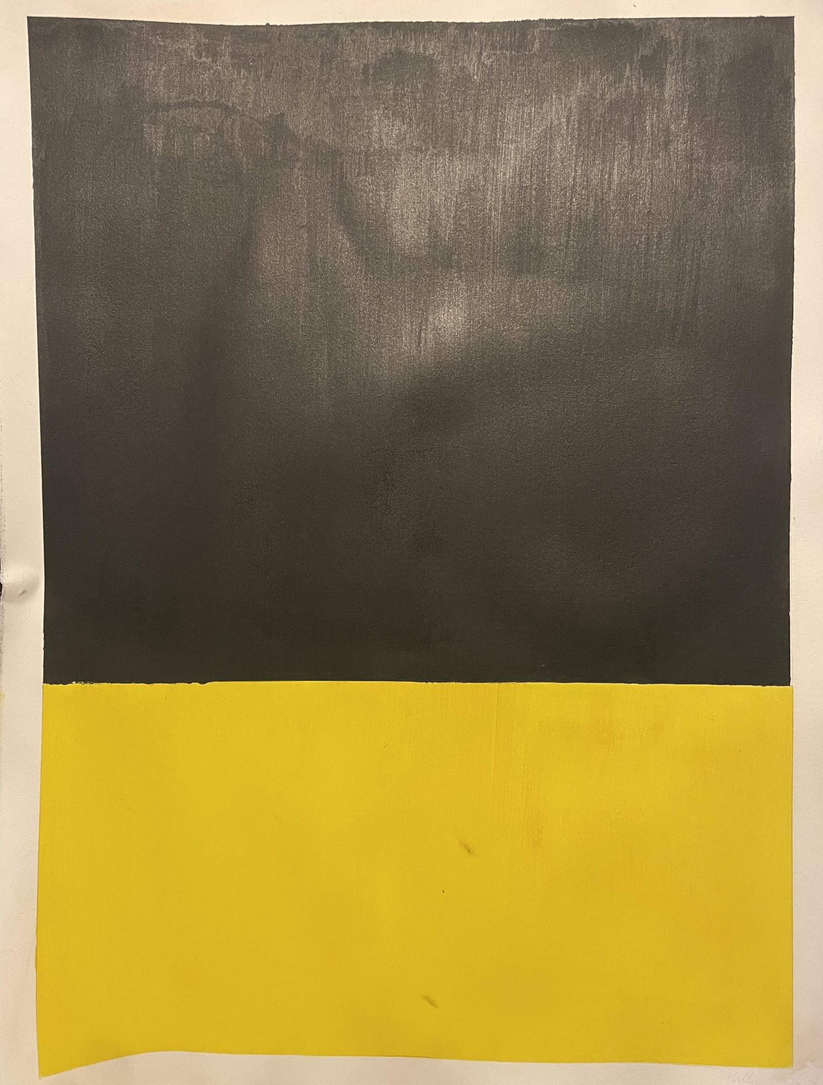 Ellsworth Kelly "Untitled, Yellow" Acrylic Painting (1 of 11)