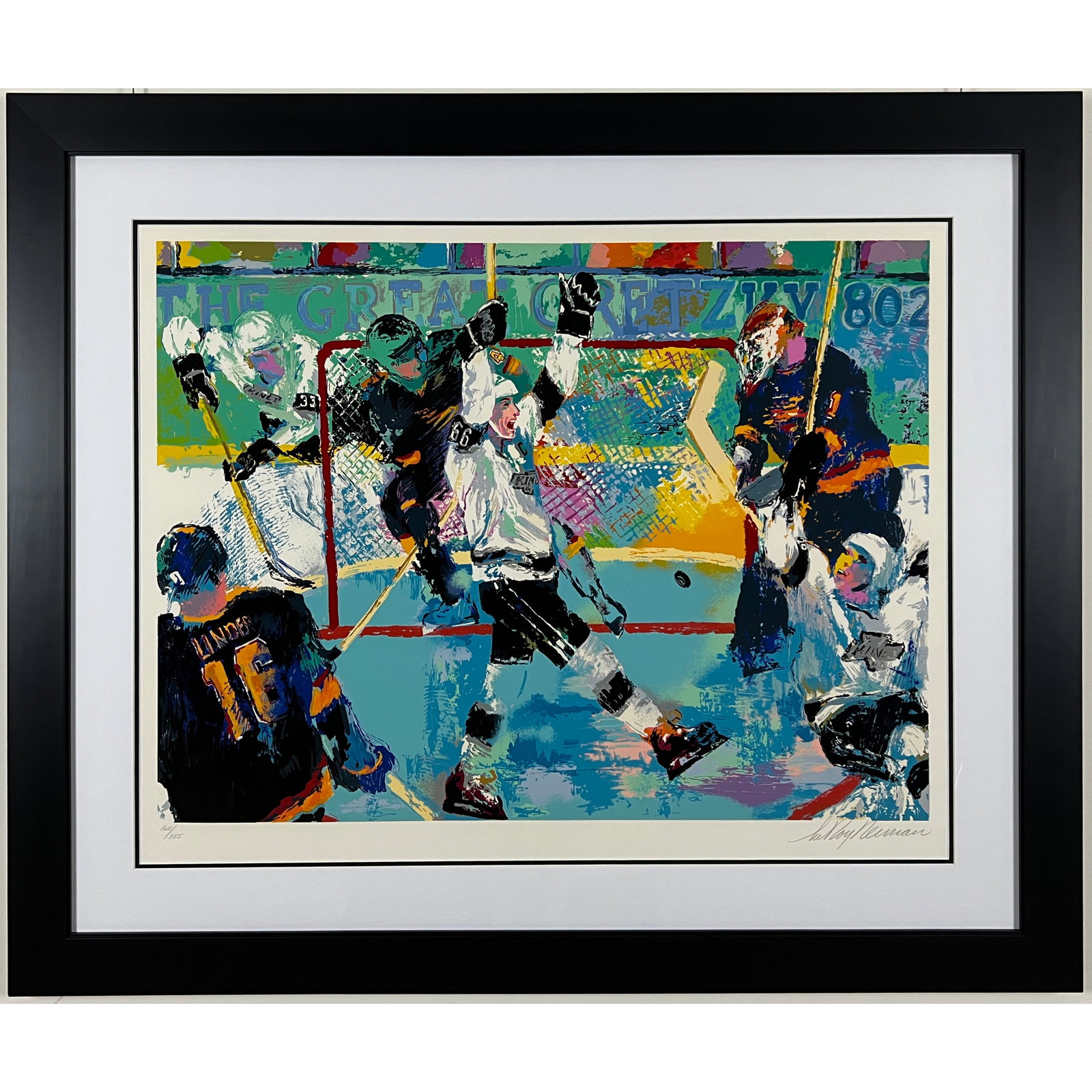 LeRoy Neiman - "Gretzky's Goal" - Framed Limited Edition Serigraph (1 of 3)