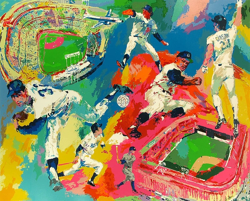 LeRoy Neiman - "Dodgers Centennial" - Limited Edition Serigraph on Paper (1 of 1)