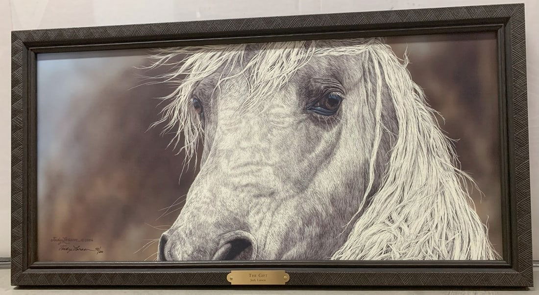 Judy Larson - The Gift - Framed Limited Edition Giclee Canvas. (1 of 5)