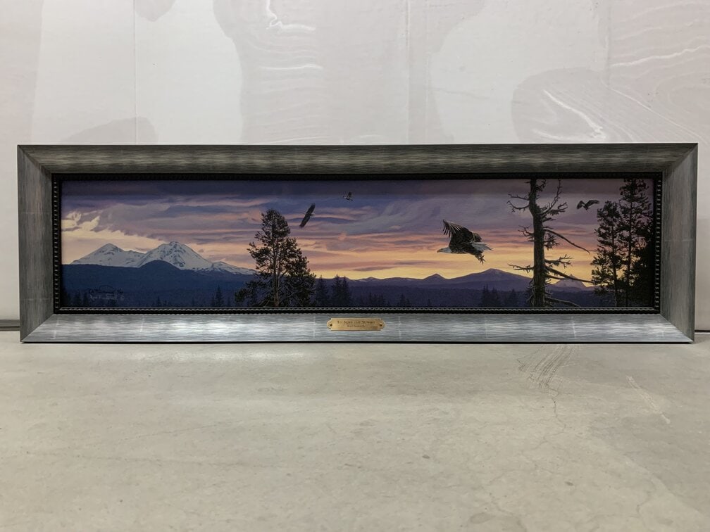 Rod Frederick - To Surf the Sunset - Framed Limited Edition Giclee on Canvas (1 of 6)