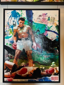 Bisaillon Brothers - "The Centurys Greatest Sports Photo - Muhamed Ali Over Liston" - Framed - One-o
