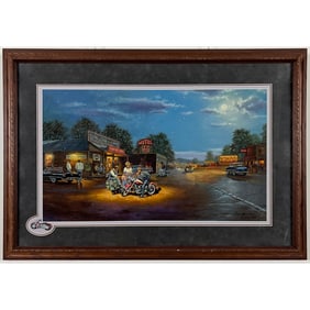 Dave Barnhouse - "Route 66" is a framed, limited Edition Print of Paper.