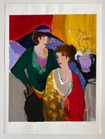 Itzchak Tarkay - ON THE STAGE - Limited Edition Serigraph on Paper