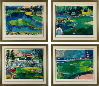LeRoy Neiman - "Big Time Golf Suite" - Limited Edition Serigraph on Paper