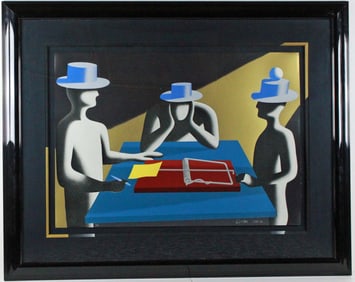 Mark Kostabi - "Art of the Deal" - Serigraph on Paper
