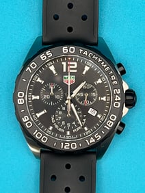 TAG Heuer Formula 1 Chronograph Quartz Watch 43 mm, Steel, Complete Set New In Box