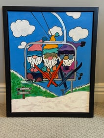 Kristen Taylor - "Black Diamond Misfits" - Framed Original Acrylic on Canvas