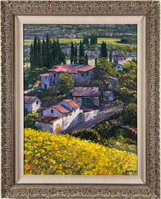 Howard Behrens - "Tuscan Village" - Original