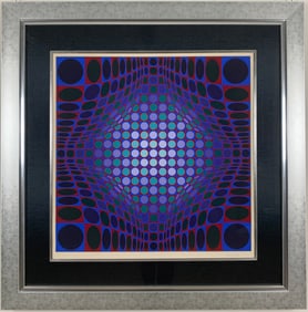 Victor Vasarely - "Album Gaia" - Screenprint